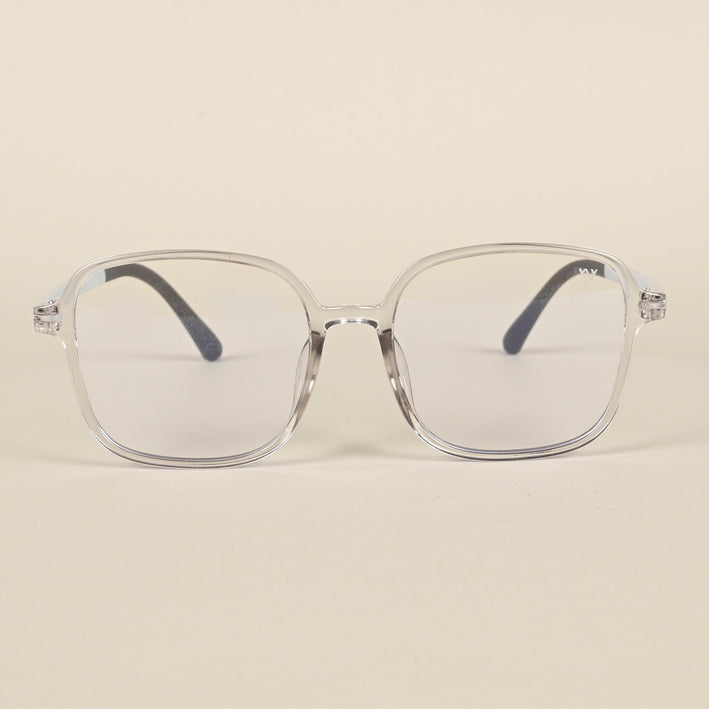 Voyage Air Grey Square Eyeglasses for Men & Women - MG4383-C5