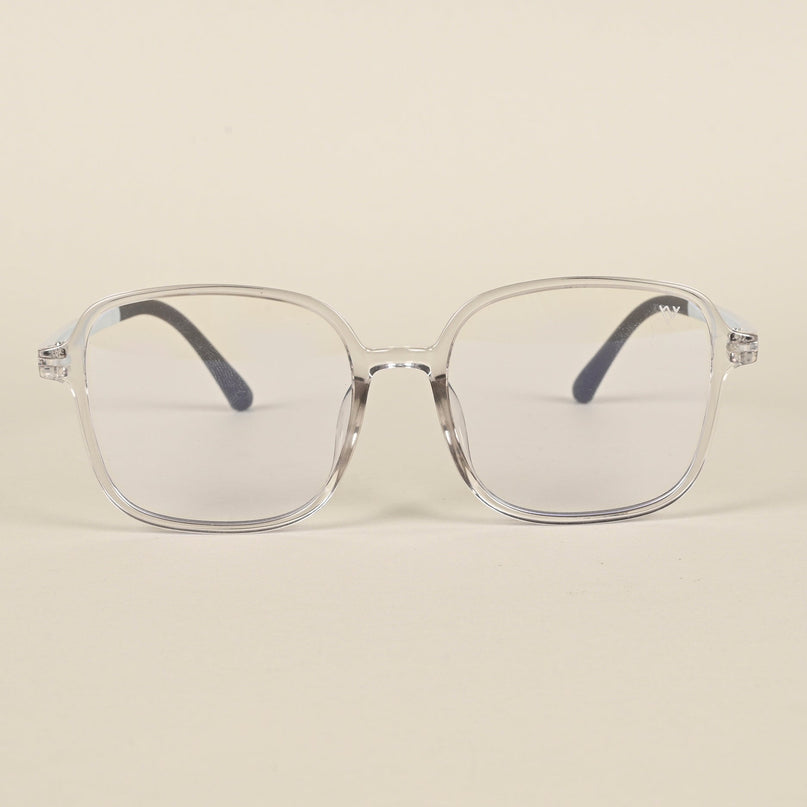 Voyage Air Grey Square Eyeglasses for Men & Women - MG4383-C5