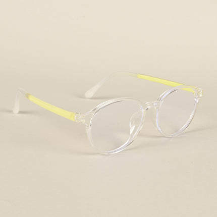 Voyage Air Transparent Round Eyeglasses for Men & Women - MG4381-C4