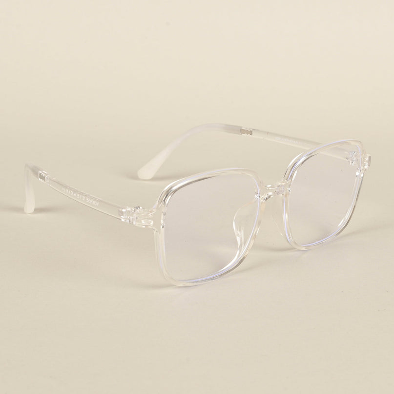 Voyage Air Transparent Square Eyeglasses for Men & Women - MG4384-C2