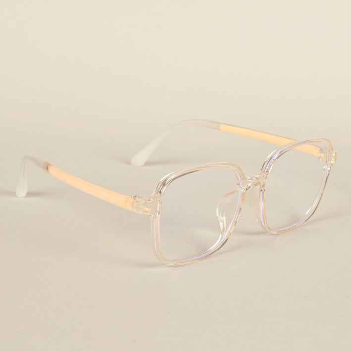 Voyage Air Nude Square Eyeglasses for Men & Women - MG4385-C3