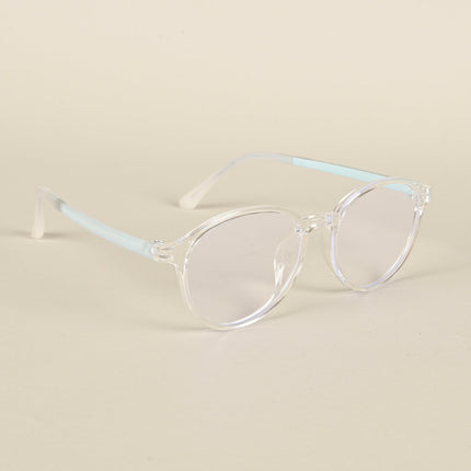 Voyage Air Transparent Round Eyeglasses for Men & Women - MG4380-C3
