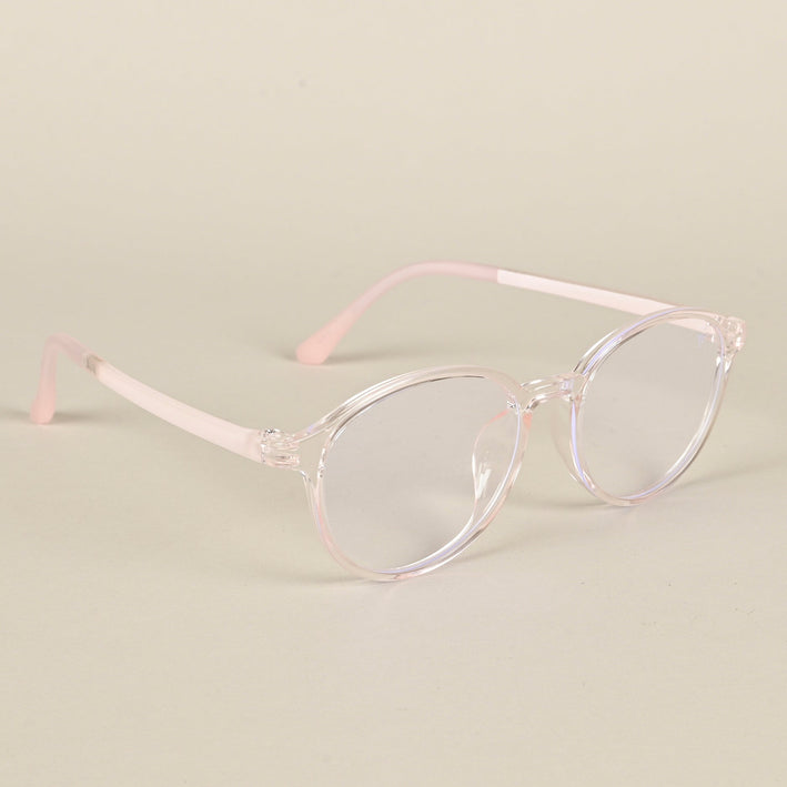 Voyage Air Transparent Round Eyeglasses for Men & Women - MG4379-C2