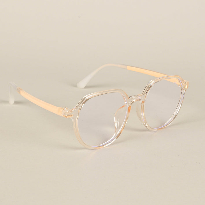 Voyage Air Nude Round Eyeglasses for Men & Women - MG4390-C3