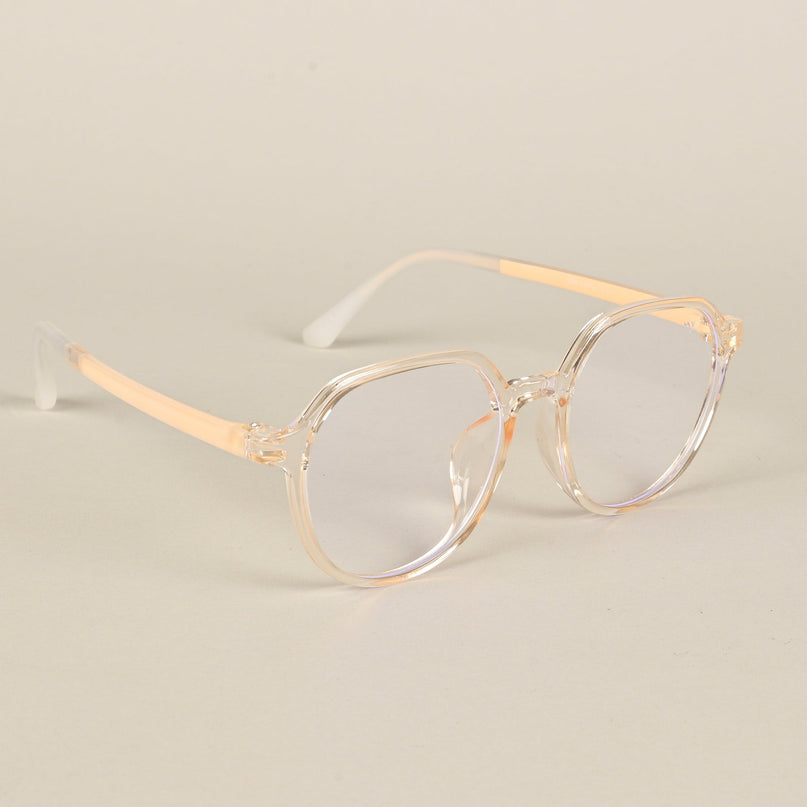 Voyage Air Nude Round Eyeglasses for Men & Women - MG4390-C3