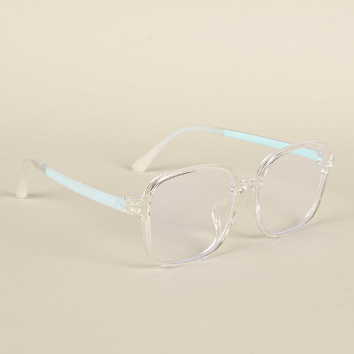 Voyage Air Transparent Square Eyeglasses for Men & Women - MG4386-C4