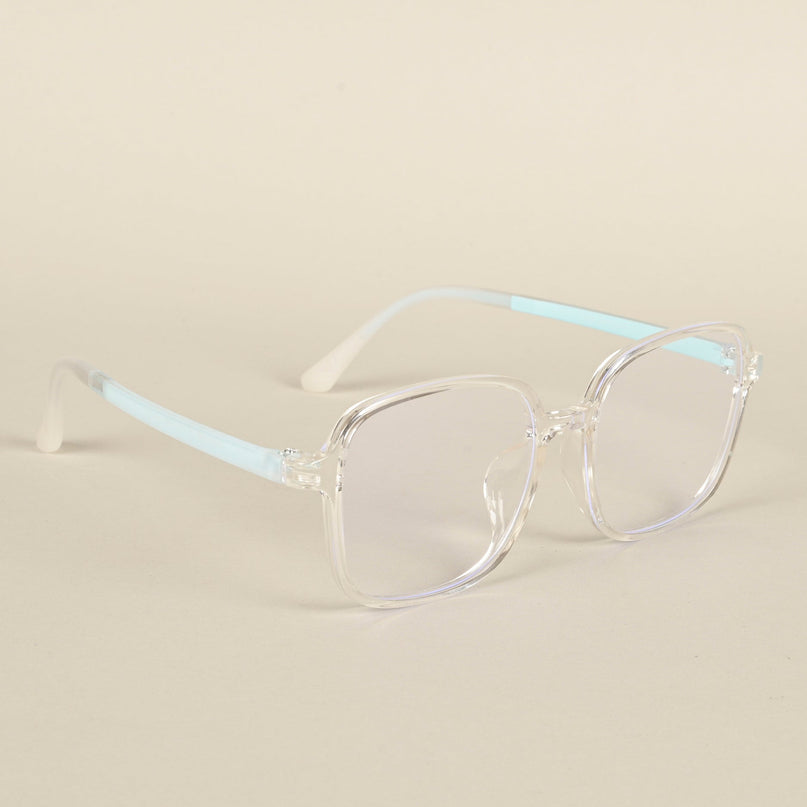 Voyage Air Transparent Square Eyeglasses for Men & Women - MG4386-C4