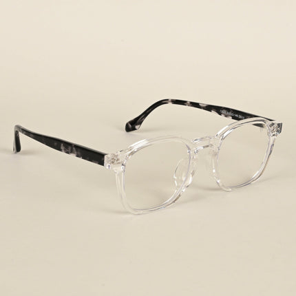 Voyage Transparent Wayfarer Eyeglasses for Men & Women - MG4399-C1