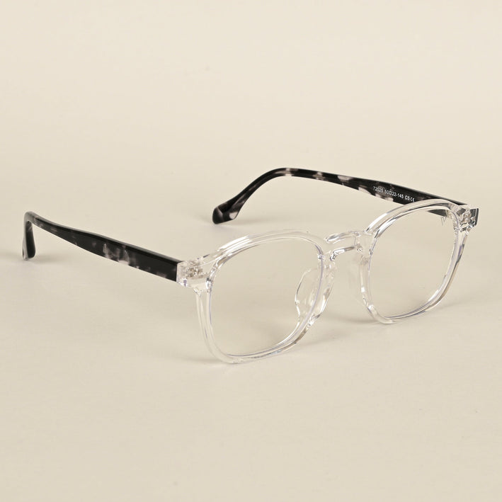 Voyage Transparent Wayfarer Eyeglasses for Men & Women - MG4399-C1