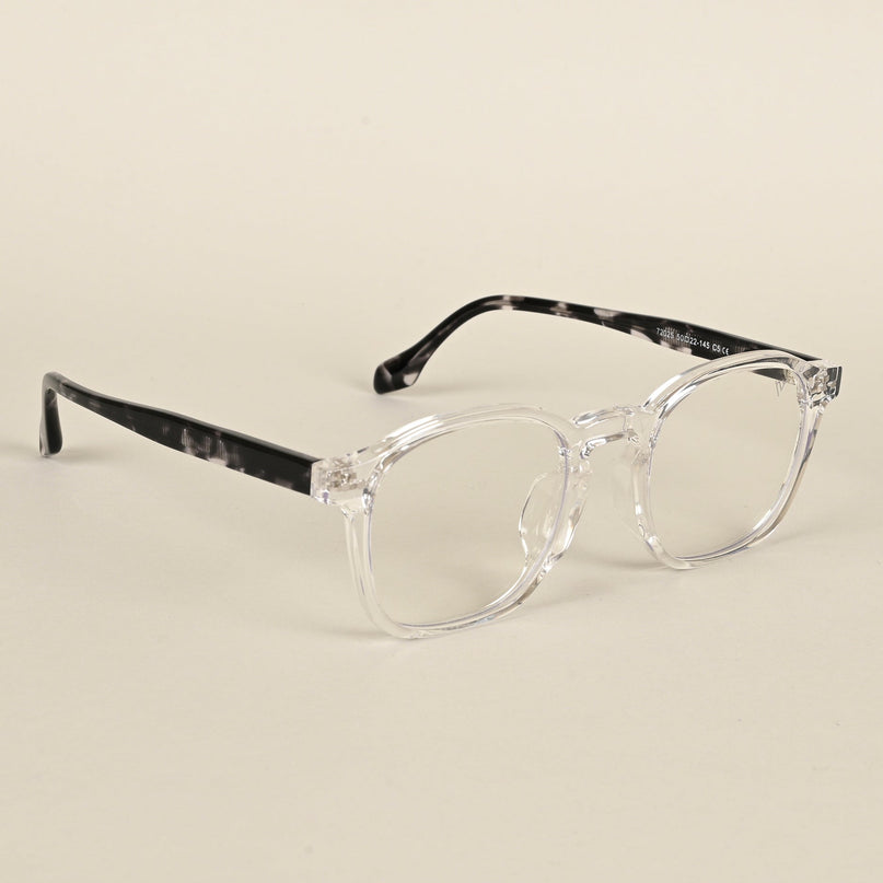 Voyage Transparent Wayfarer Eyeglasses for Men & Women - MG4399-C1