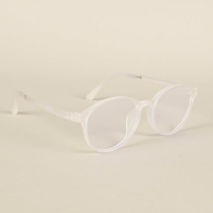 Voyage Air Transparent Round Eyeglasses for Men & Women - MG4378-C5