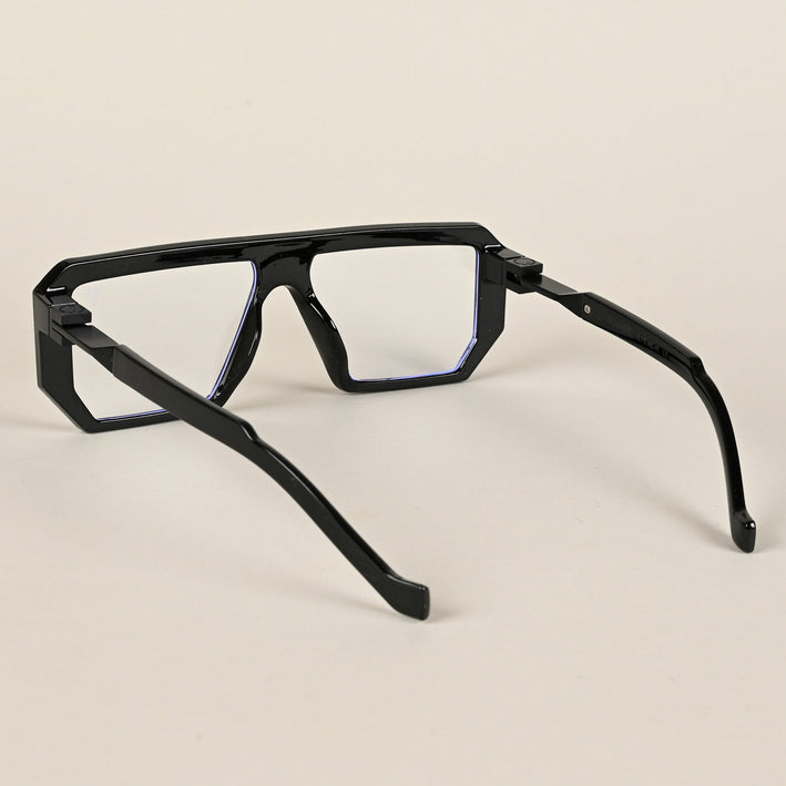 Voyage Black Wayfarer Eyeglasses for Men & Women - MG4196