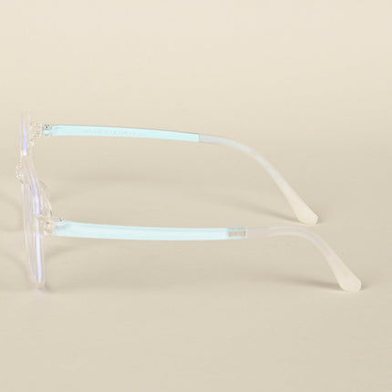 Voyage Air Transparent Square Eyeglasses for Men & Women - MG4386-C4