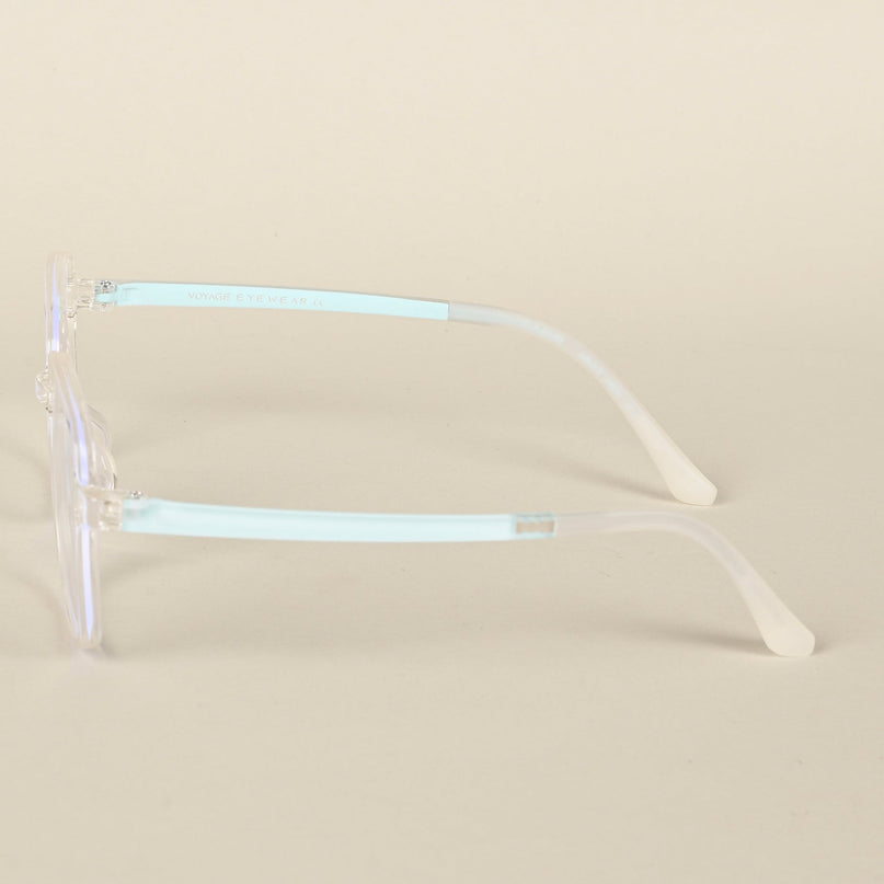 Voyage Air Transparent Square Eyeglasses for Men & Women - MG4386-C4
