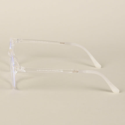 Voyage Air Transparent Round Eyeglasses for Men & Women - MG4389-C2