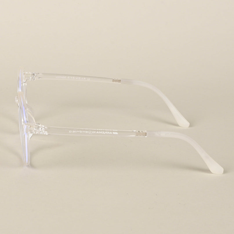 Voyage Air Transparent Round Eyeglasses for Men & Women - MG4389-C2