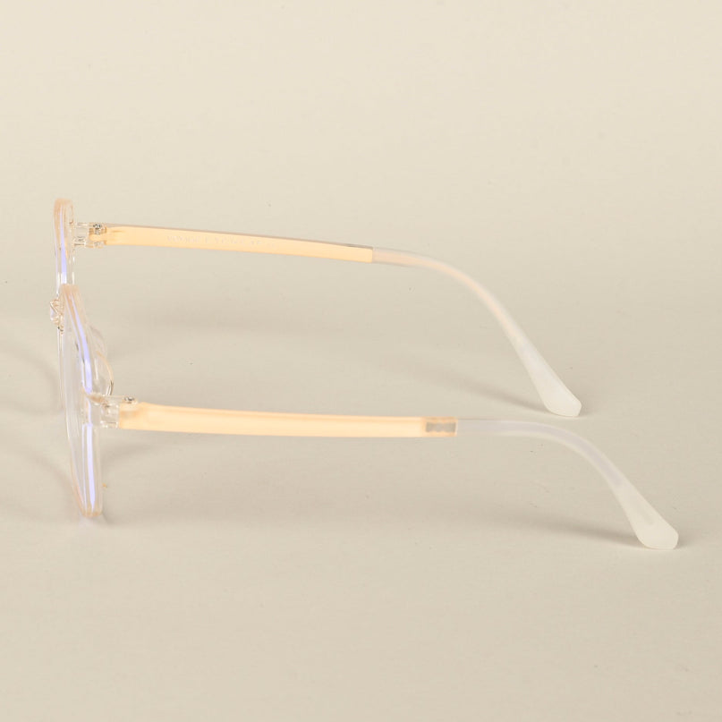Voyage Air Nude Square Eyeglasses for Men & Women - MG4385-C3