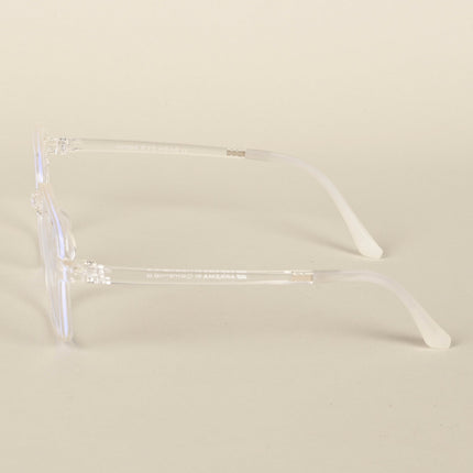 Voyage Air Transparent Square Eyeglasses for Men & Women - MG4384-C2