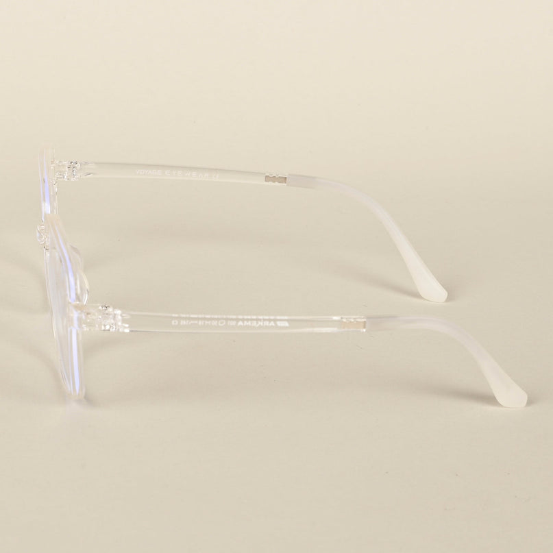 Voyage Air Transparent Square Eyeglasses for Men & Women - MG4384-C2