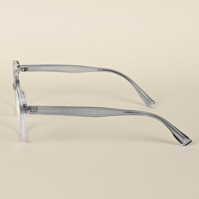 Voyage Light Blue & Clear Wayfarer Eyeglasses for Men & Women - MG4376-C4