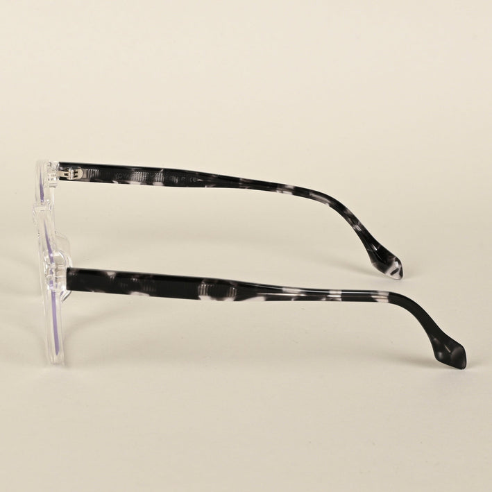 Voyage Transparent Wayfarer Eyeglasses for Men & Women - MG4399-C1