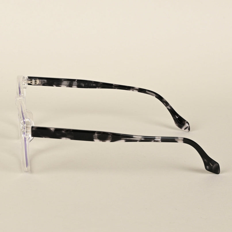 Voyage Transparent Wayfarer Eyeglasses for Men & Women - MG4399-C1