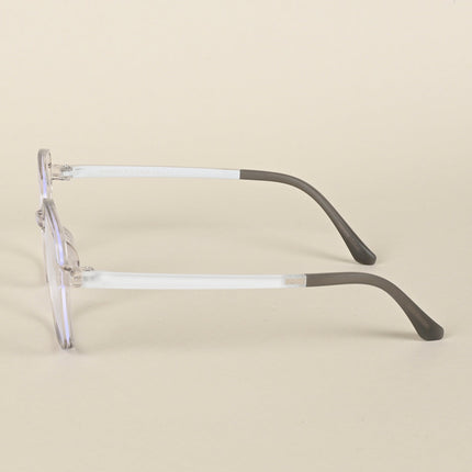 Voyage Air Grey Square Eyeglasses for Men & Women - MG4383-C5