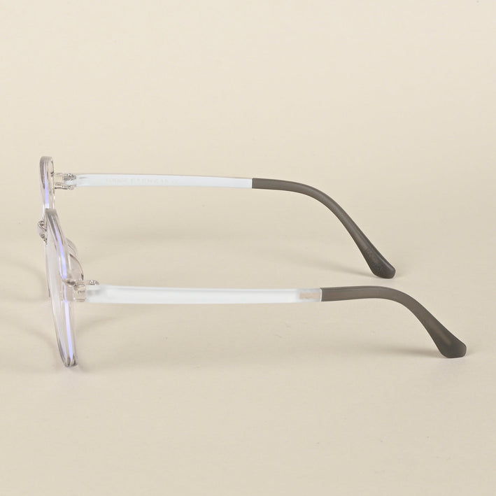 Voyage Air Grey Square Eyeglasses for Men & Women - MG4383-C5