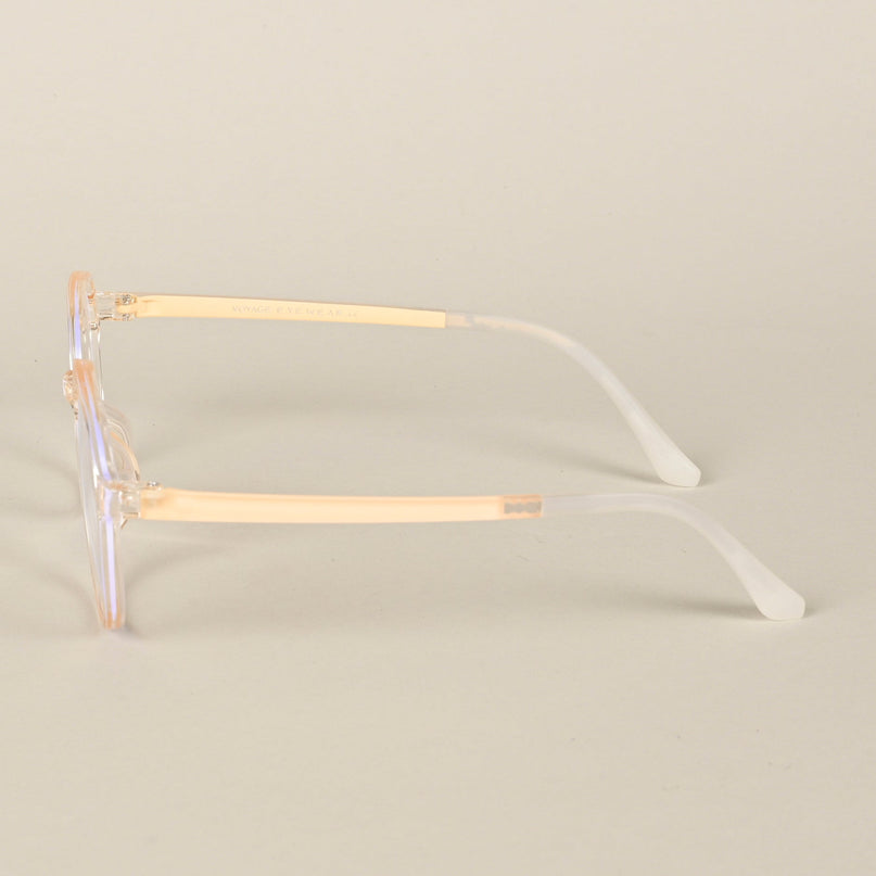 Voyage Air Nude Round Eyeglasses for Men & Women - MG4390-C3