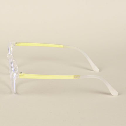 Voyage Air Transparent Round Eyeglasses for Men & Women - MG4381-C4
