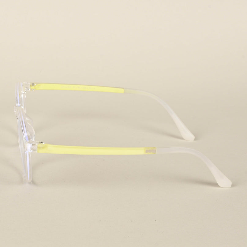 Voyage Air Transparent Round Eyeglasses for Men & Women - MG4381-C4