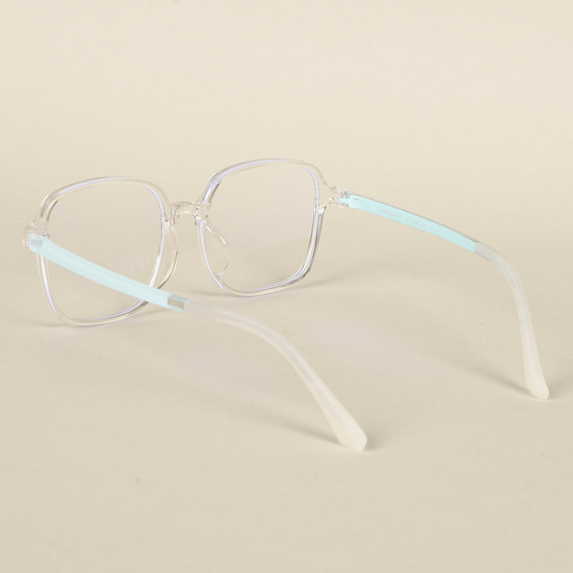 Voyage Air Transparent Square Eyeglasses for Men & Women - MG4386-C4
