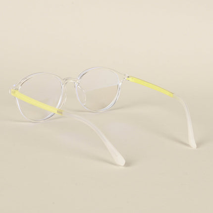 Voyage Air Transparent Round Eyeglasses for Men & Women - MG4381-C4
