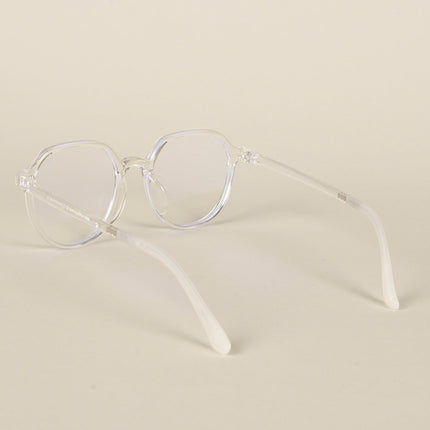 Voyage Air Transparent Round Eyeglasses for Men & Women - MG4389-C2