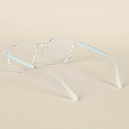 Voyage Air Transparent Round Eyeglasses for Men & Women - MG4380-C3