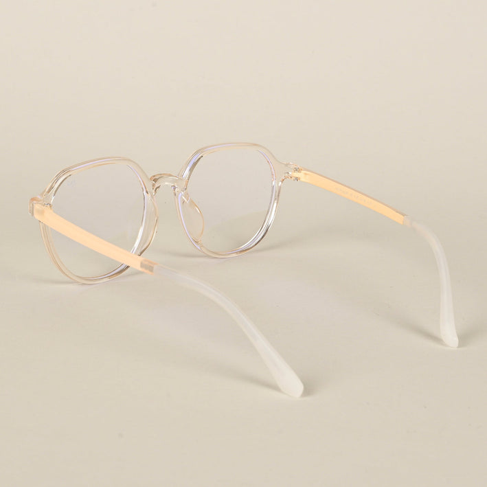 Voyage Air Nude Round Eyeglasses for Men & Women - MG4390-C3