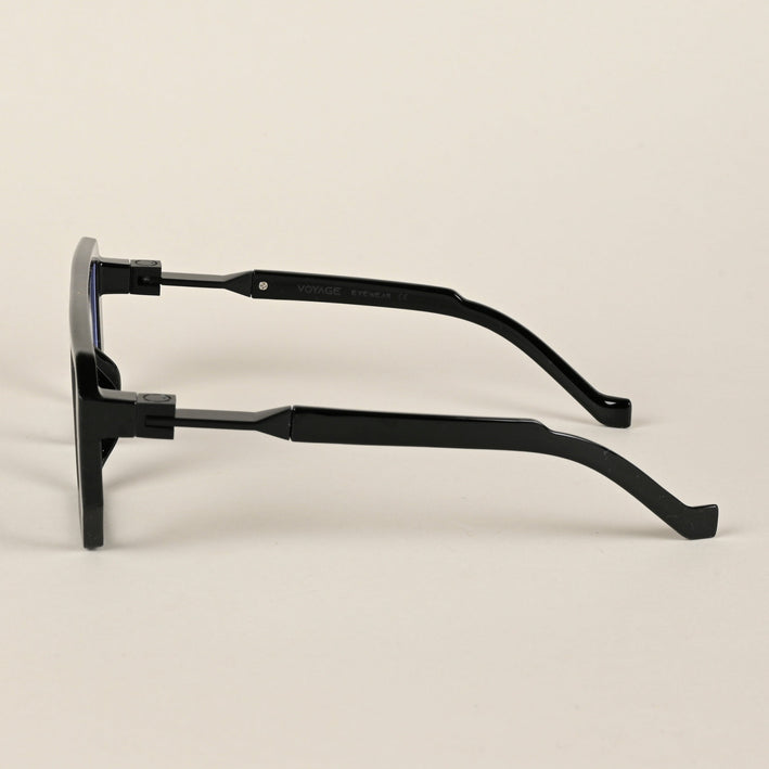 Voyage Black Wayfarer Eyeglasses for Men & Women - MG4196
