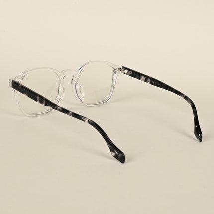 Voyage Transparent Wayfarer Eyeglasses for Men & Women - MG4399-C1