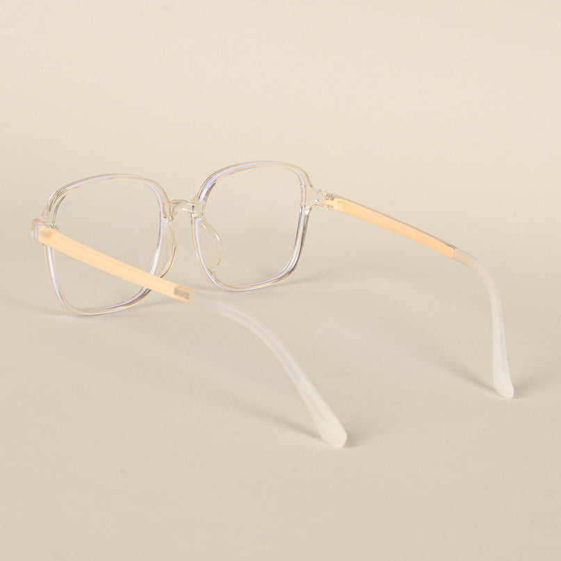 Voyage Air Nude Square Eyeglasses for Men & Women - MG4385-C3