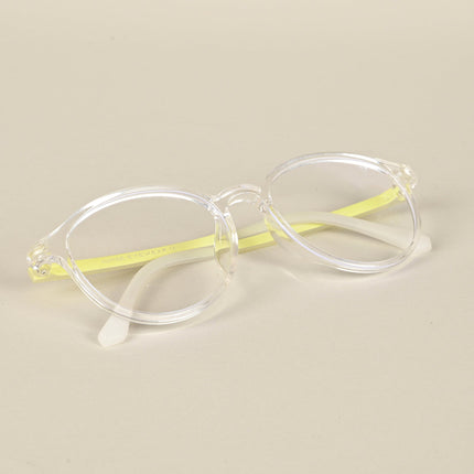Voyage Air Transparent Round Eyeglasses for Men & Women - MG4381-C4