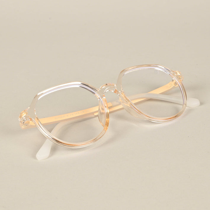 Voyage Air Nude Round Eyeglasses for Men & Women - MG4390-C3