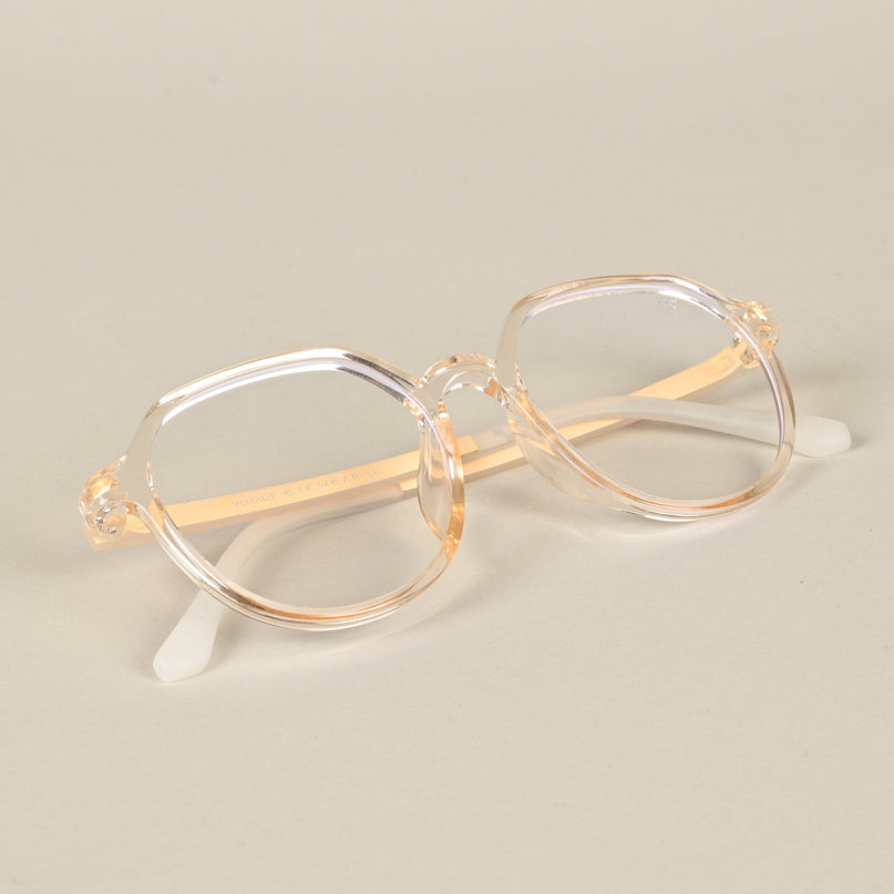Voyage Air Nude Round Eyeglasses for Men & Women - MG4390-C3