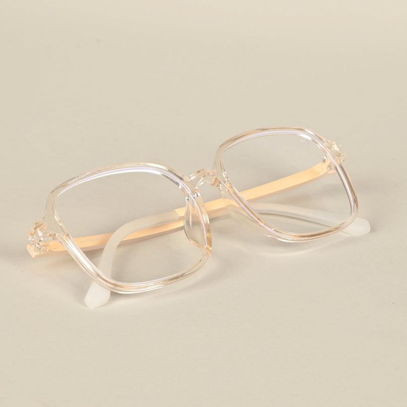 Voyage Air Nude Square Eyeglasses for Men & Women - MG4385-C3