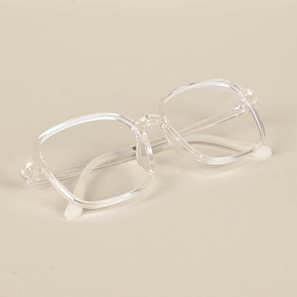 Voyage Air Transparent Square Eyeglasses for Men & Women - MG4384-C2
