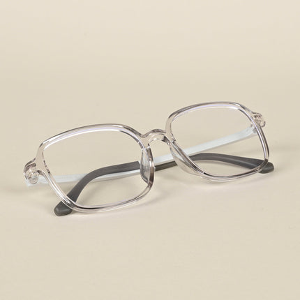 Voyage Air Grey Square Eyeglasses for Men & Women - MG4383-C5