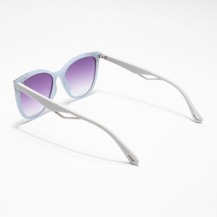 Starlet | Purple & Clear Cateye Sunglasses - MG4227
