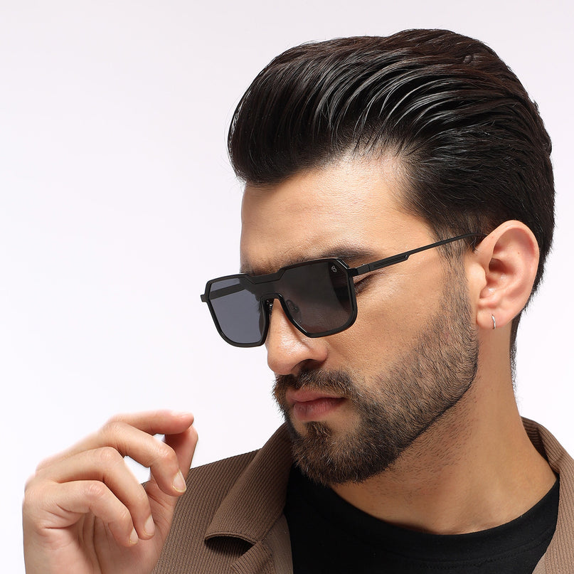 Matrix - Black Square Metal Sunglasses`I RH9522CL858