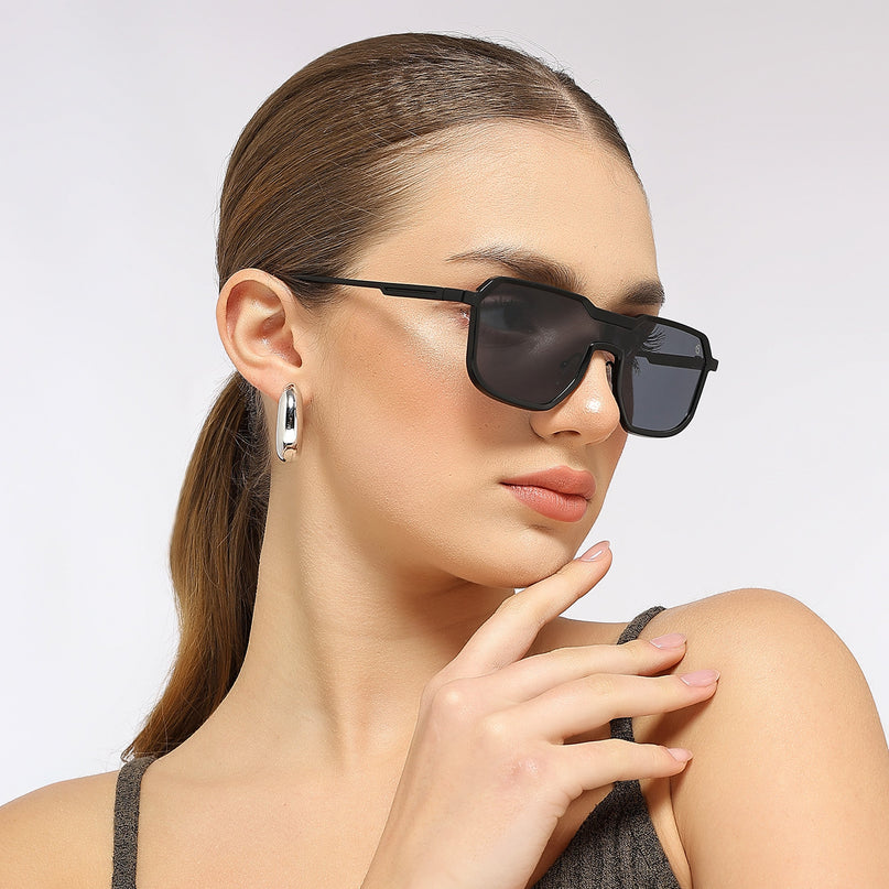 Matrix - Black Square Metal Sunglasses`I RH9522CL858