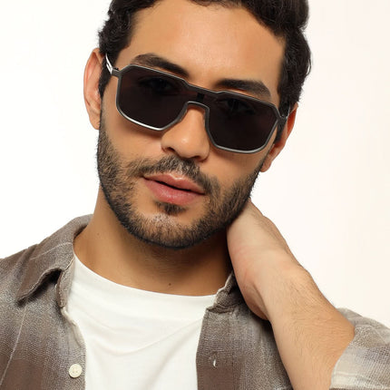 Matrix - Grey Square Metal Sunglasses I RH9522CL859