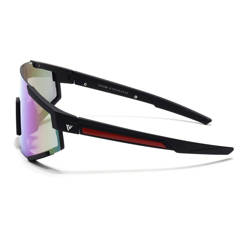 Drift Sunglasses (Multicolor Lens | Matt Black Frame - MG5219)